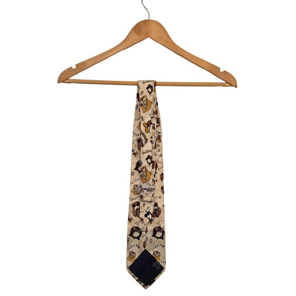 MICKEY MOUSE Disney World Exclusive 2000 Fantasia Silk Neck Tie  Vintage - Picture 3 of 4